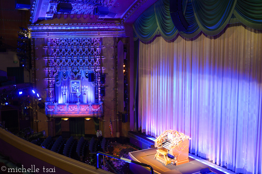 I snuck back in after the movie ended and everyone had left to snag a picture of the beautifully decorated theater.